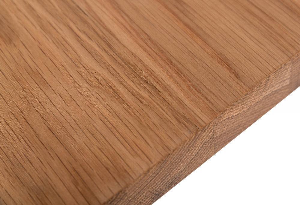 Modrest Barnum Industrial Oak And Black Iron Live Edge Dining Table Model VGAFSH17-CT7