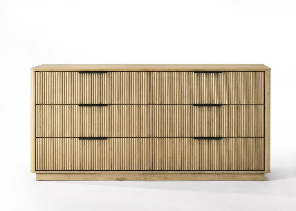 Nova Domus Santa Monica Modern Natural Oak Bedroom Set Model VGMABR-144-SET