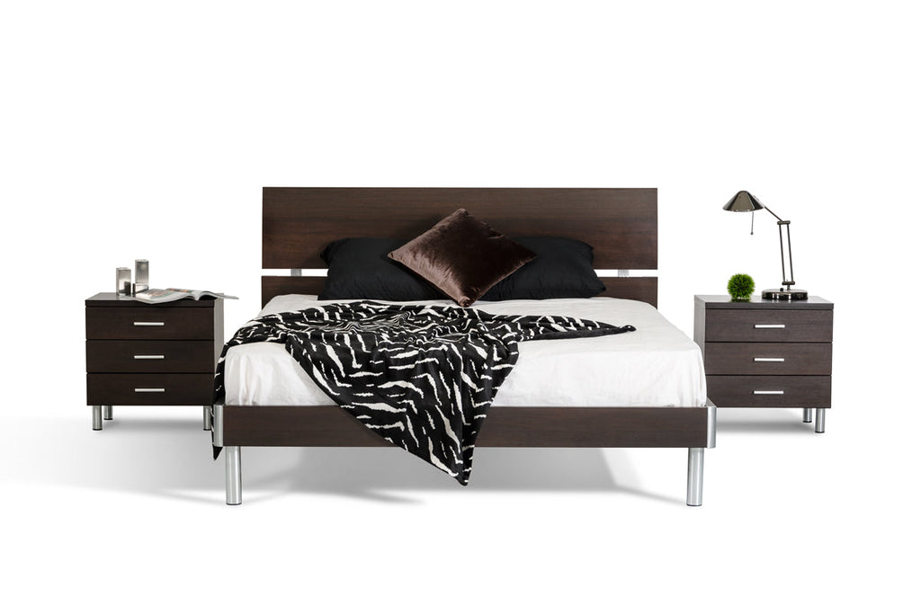 Queen Modrest Bravo Modern Wenge Bed Model VGDEBRAVO-BED-WGE-Q