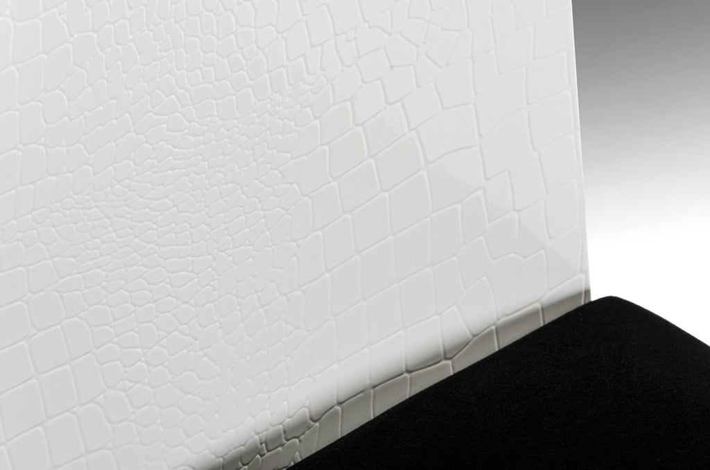 Bridget White Dining Chair (Set Of 2) Model VGUN0062-WHT