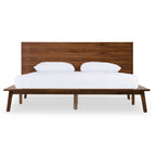 Queen Modrest Carmen Mid Century Modern Walnut Bed Model VGMABR-79-BED-Q