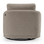 Divani Casa Chantry Modern Grey Sand Fabric Swivel Accent Chair Model VGKK-KF.8592-CHR-SAND