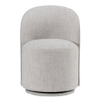 Modrest Correa Modern Light Grey Fabric Swivel Dining Chair Model VGKK-KF.Y1179-LTGRY