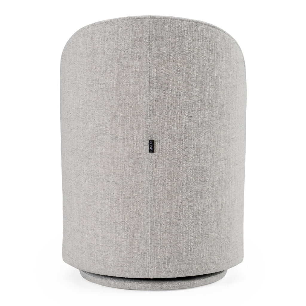 Modrest Correa Modern Light Grey Fabric Swivel Dining Chair Model VGKK-KF.Y1179-LTGRY