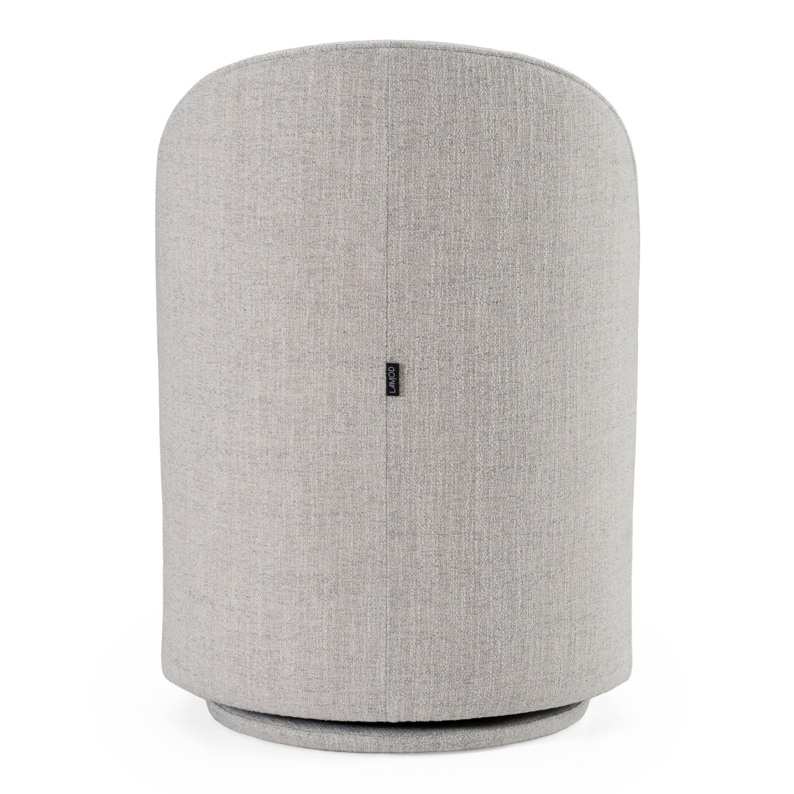 Modrest Correa Modern Light Grey Fabric Swivel Dining Chair Model VGKK-KF.Y1179-LTGRY