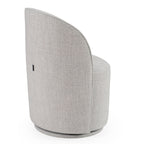 Modrest Correa Modern Light Grey Fabric Swivel Dining Chair Model VGKK-KF.Y1179-LTGRY