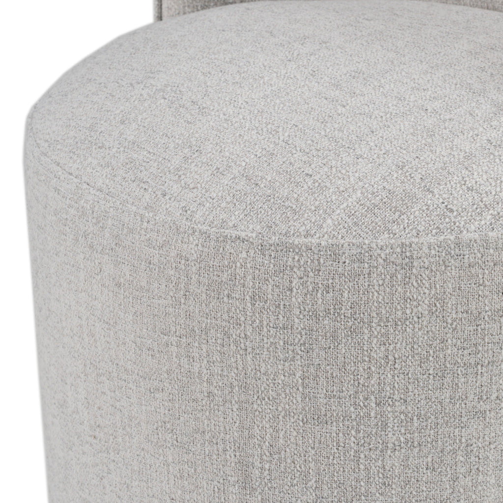 Modrest Correa Modern Light Grey Fabric Swivel Dining Chair Model VGKK-KF.Y1179-LTGRY