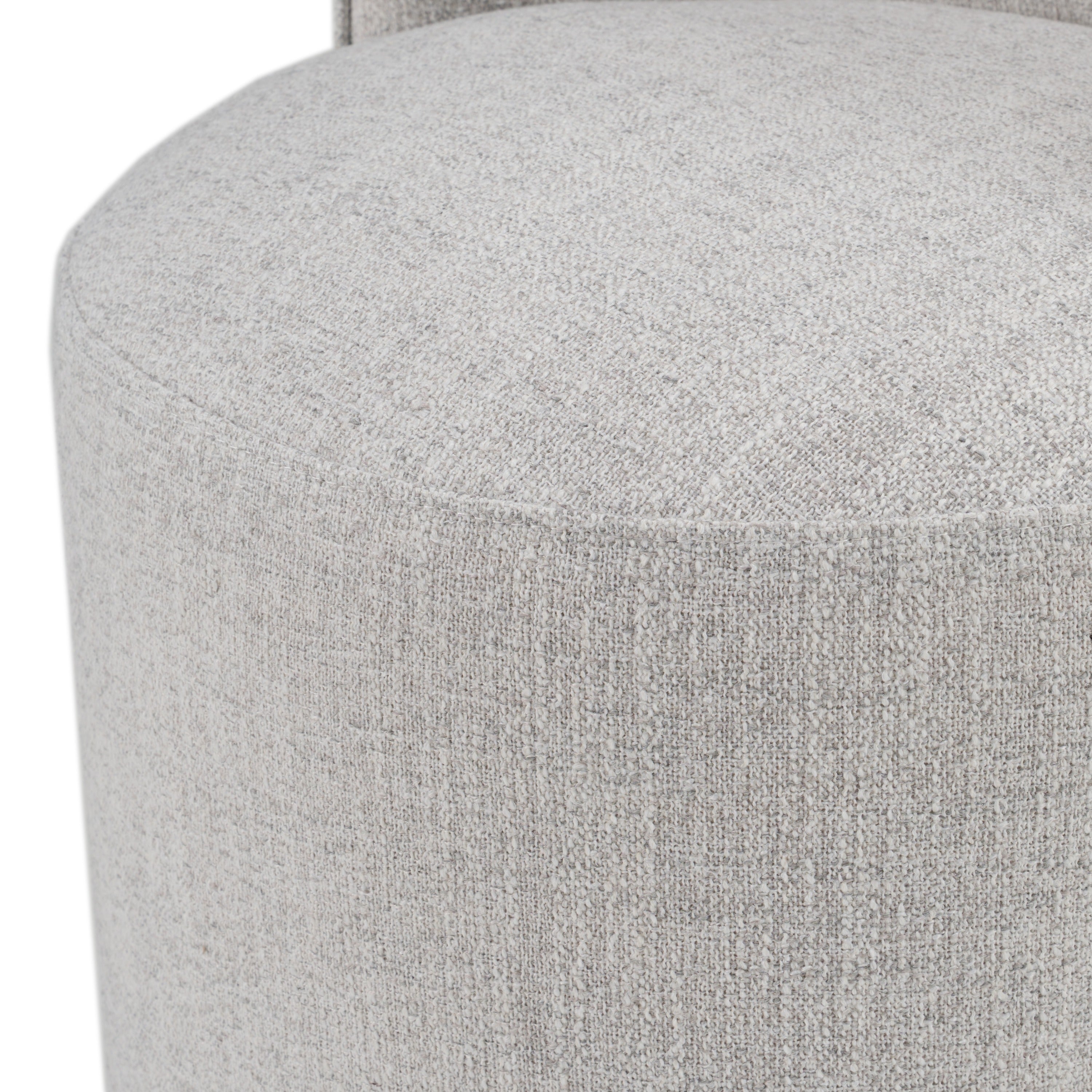 Modrest Correa Modern Light Grey Fabric Swivel Dining Chair Model VGKK-KF.Y1179-LTGRY