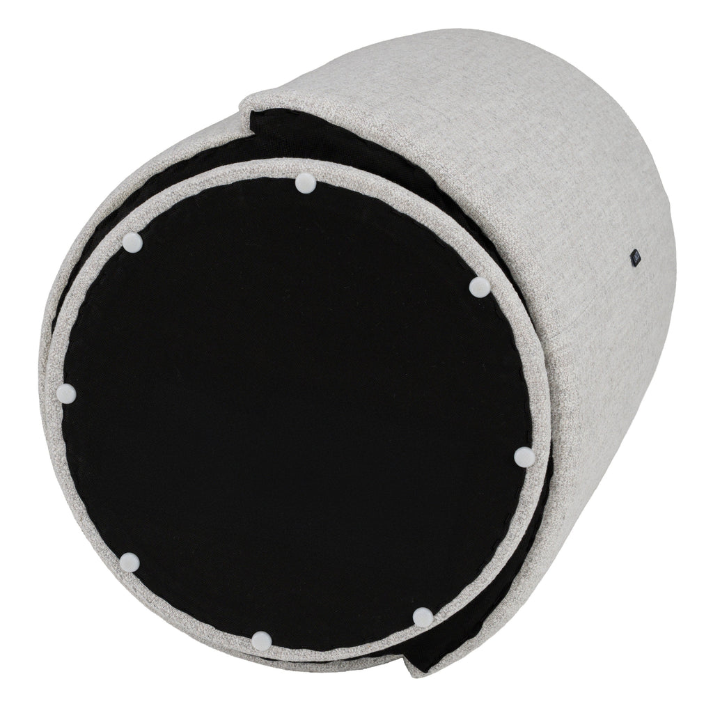 Modrest Correa Modern Light Grey Fabric Swivel Dining Chair Model VGKK-KF.Y1179-LTGRY