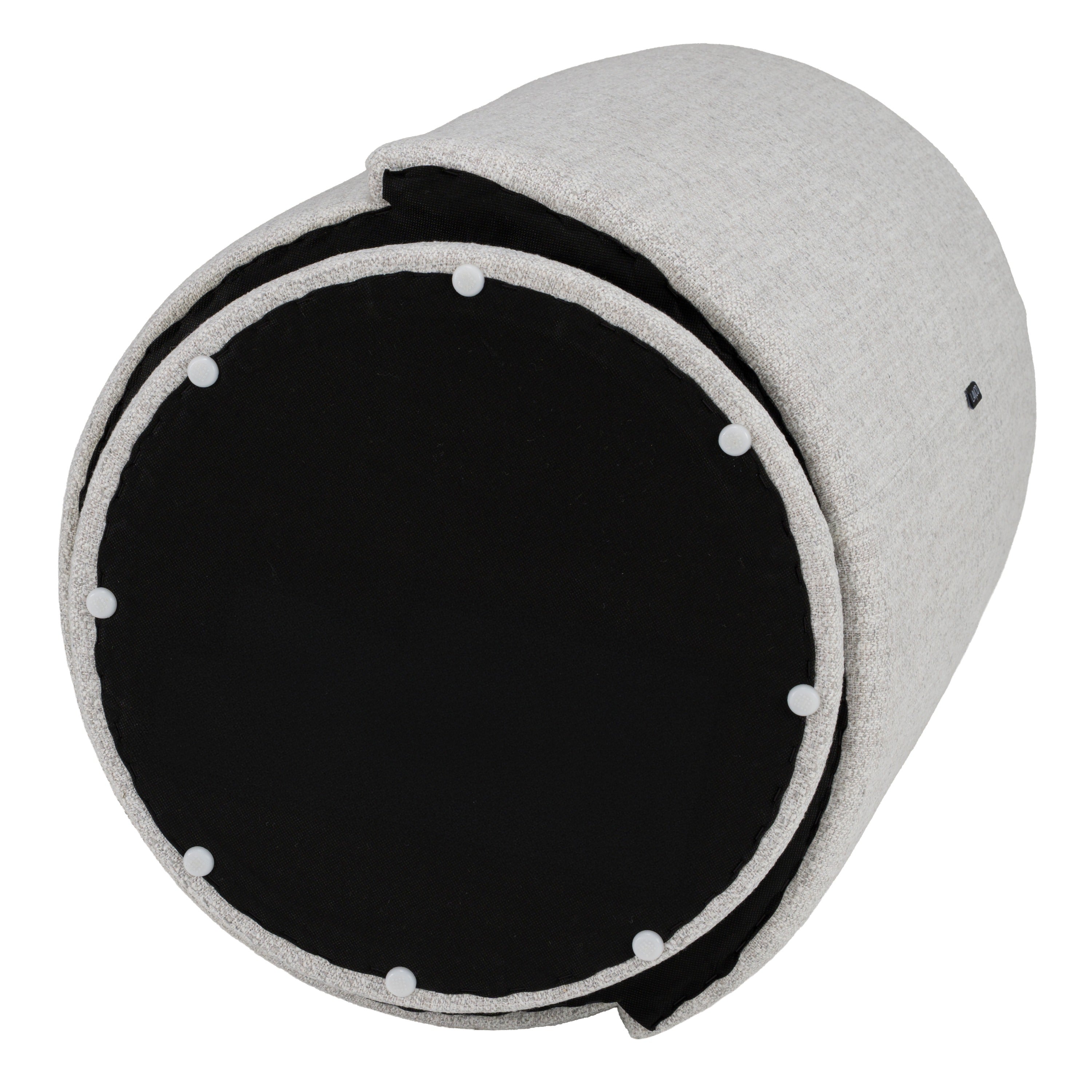 Modrest Correa Modern Light Grey Fabric Swivel Dining Chair Model VGKK-KF.Y1179-LTGRY