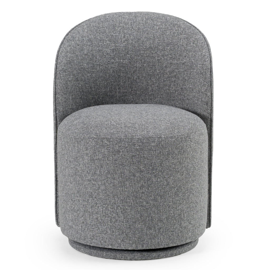 Modrest Correa Modern Grey Fabric Swivel Dining Chair Model VGKK-KF.Y1179-GRY