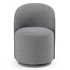 Modrest Correa Modern Grey Fabric Swivel Dining Chair Model VGKK-KF.Y1179-GRY