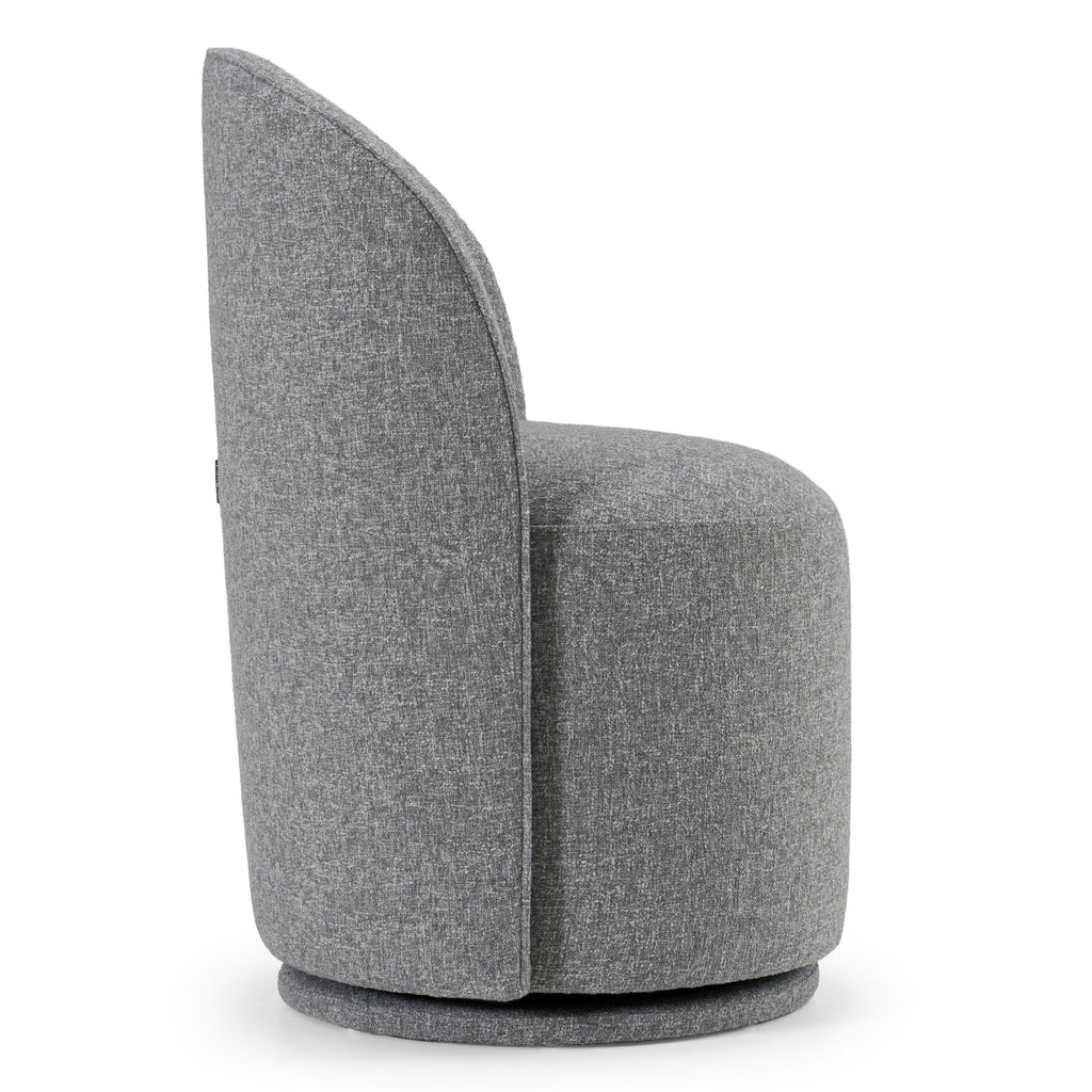 Modrest Correa Modern Grey Fabric Swivel Dining Chair Model VGKK-KF.Y1179-GRY