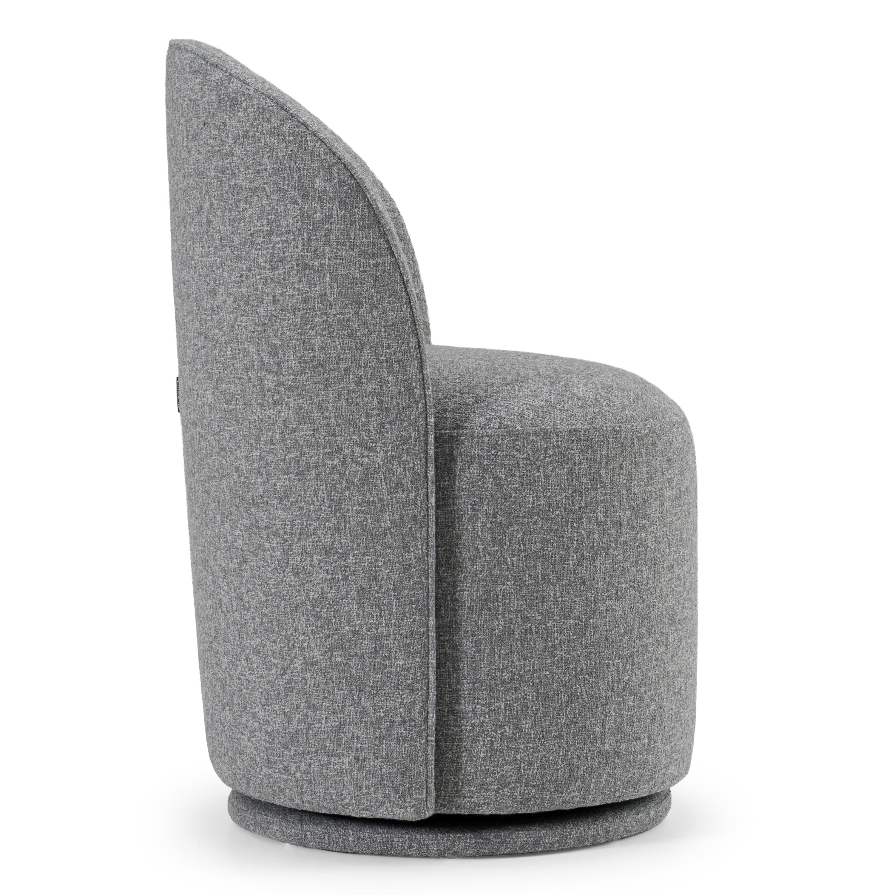 Modrest Correa Modern Grey Fabric Swivel Dining Chair Model VGKK-KF.Y1179-GRY