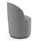 Modrest Correa Modern Grey Fabric Swivel Dining Chair Model VGKK-KF.Y1179-GRY