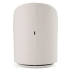 Modrest Correa Modern White Fabric Swivel Dining Chair Model VGKK-KF.Y1179-WHT