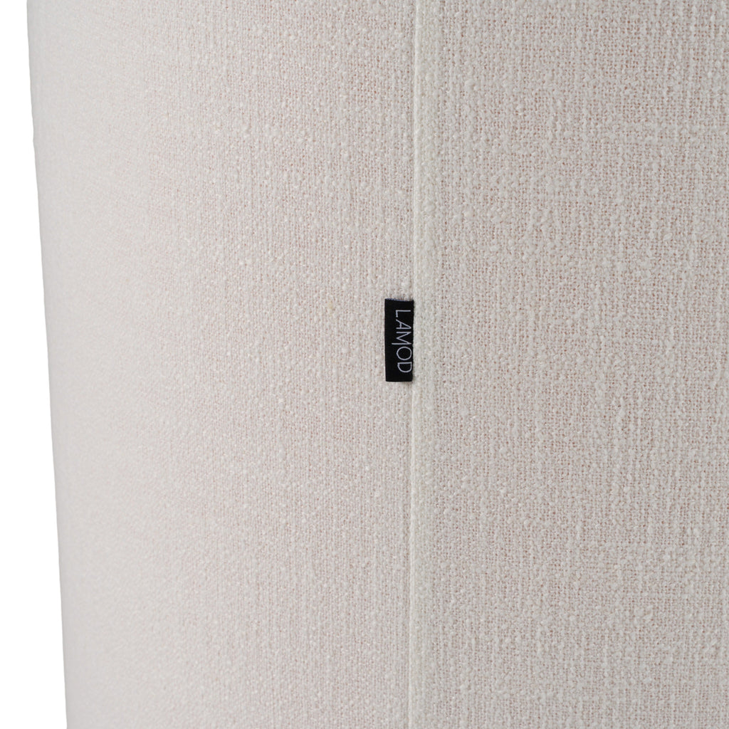 Modrest Correa Modern White Fabric Swivel Dining Chair Model VGKK-KF.Y1179-WHT