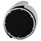 Modrest Correa Modern White Fabric Swivel Dining Chair Model VGKK-KF.Y1179-WHT