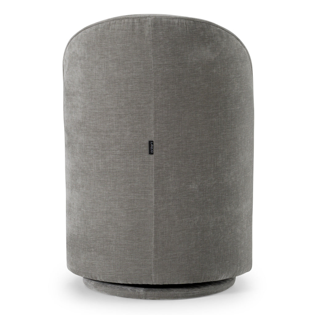 Modrest Correa Modern Dove Grey Fabric Swivel Dining Chair Model VGKK-KF.Y1179-DOVE