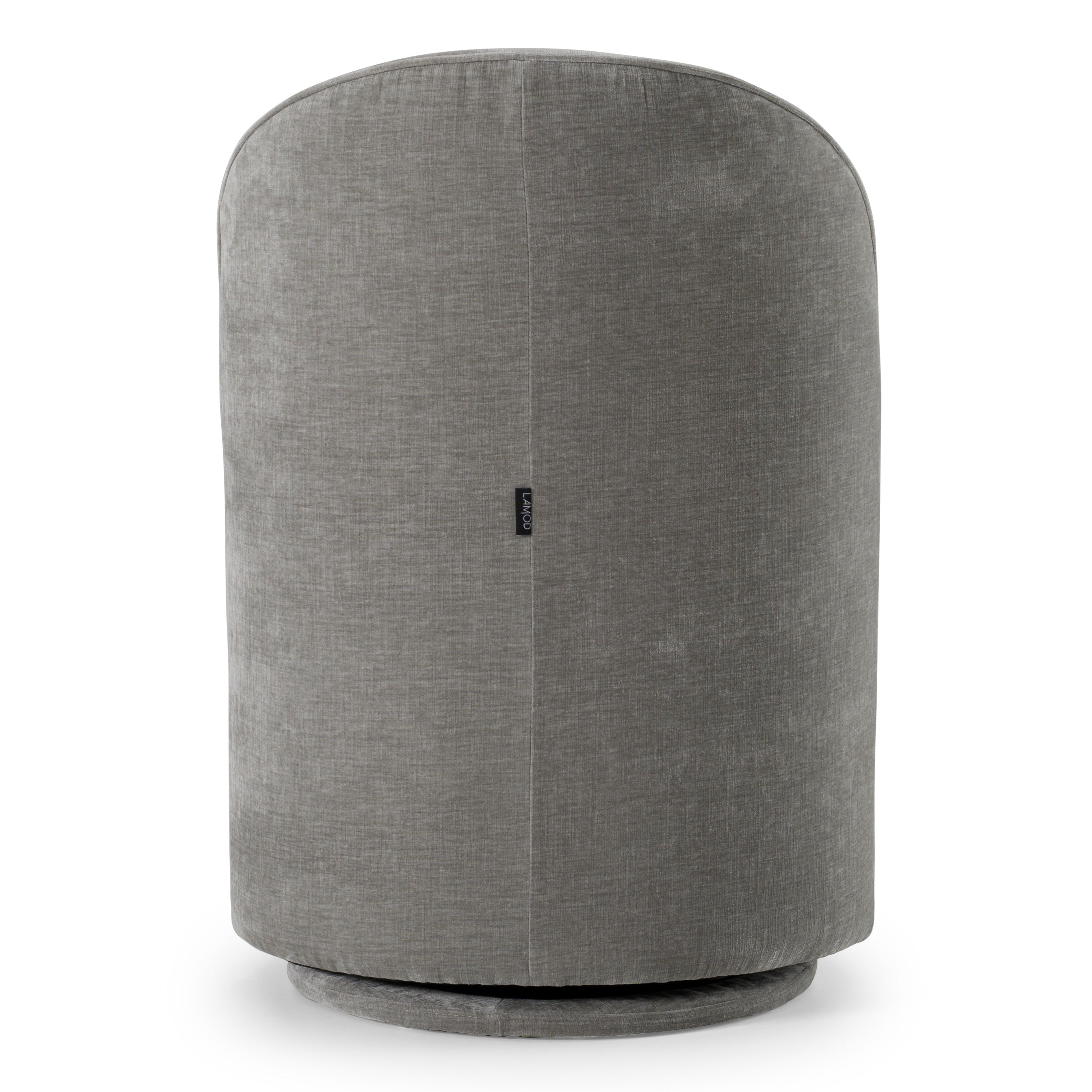 Modrest Correa Modern Dove Grey Fabric Swivel Dining Chair Model VGKK-KF.Y1179-DOVE