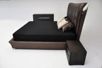Temptation Caesar Italian Classical Design Leather Platform King Bed Model VGWCTEM-8C301A