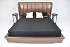 Queent Temptation Caesar Italian Classical Design Leather Platform King Bed Model VGWCTEM-8C301A-Q