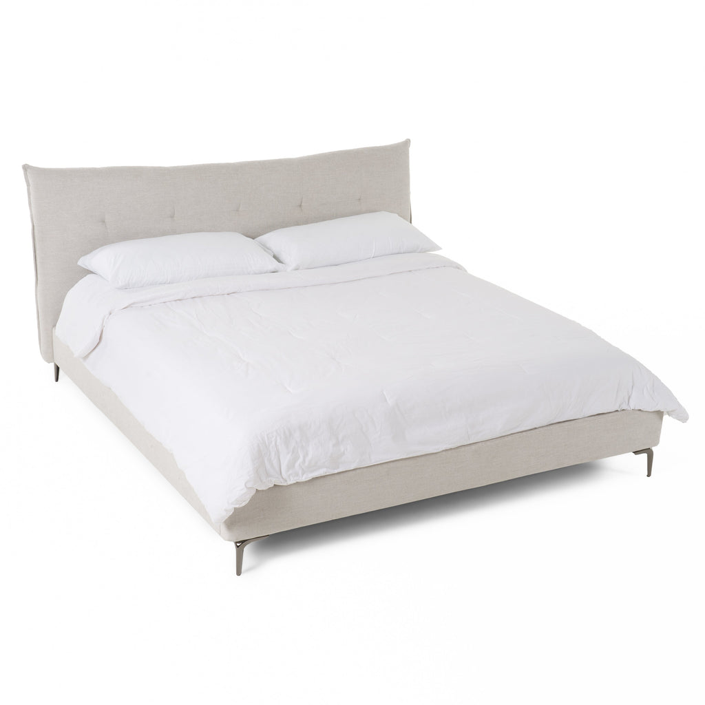 Modrest Dysart Modern Grey Fabric Bed Model VGMB-B029-BED