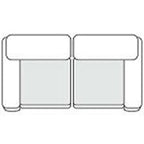 Divani Casa Everest Modern Brown Leather Modular Sectional Sofa 2 Piece Sectional Model VGOD-ZW-23118-MOD-2-Piece Sectional