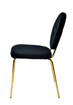 Modrest Justine Modern Black & Green Velvet Dining Chair Model VGFHFDC8045-BLKGRN