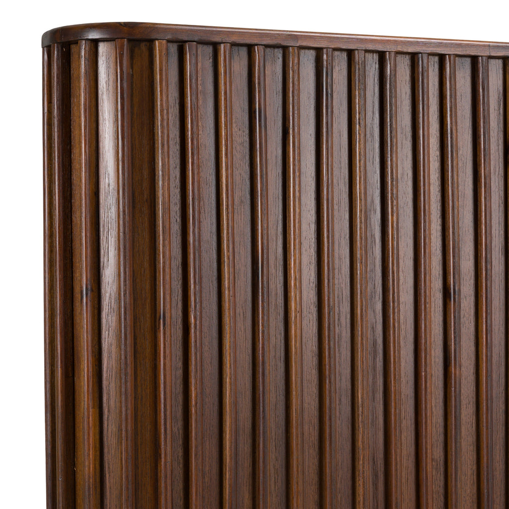 Modrest Fields Modern Walnut Acacia Bed Model VGWD-VGD3-BED-WAL