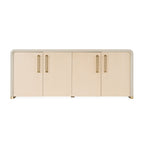 Modrest Florence Modern Beige Leatherette & Gold Buffet Model VGVC-G2410-BGE