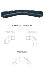 Divani Casa Forman Modern Blue Fabric Modular Sectional Sofa Model VGOD-ZW-23029-MOD-BLU