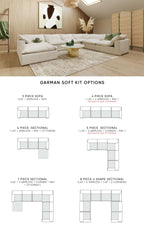 Divani Casa Garman Modern Light Grey Modular Sectional Sofa Model VGKKKF2651-MOD-GRY-SECT