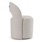 Modrest Gordon Modern Cream Fabric Swivel Dining Chair Model VGKK-KF-Y2176-CRM