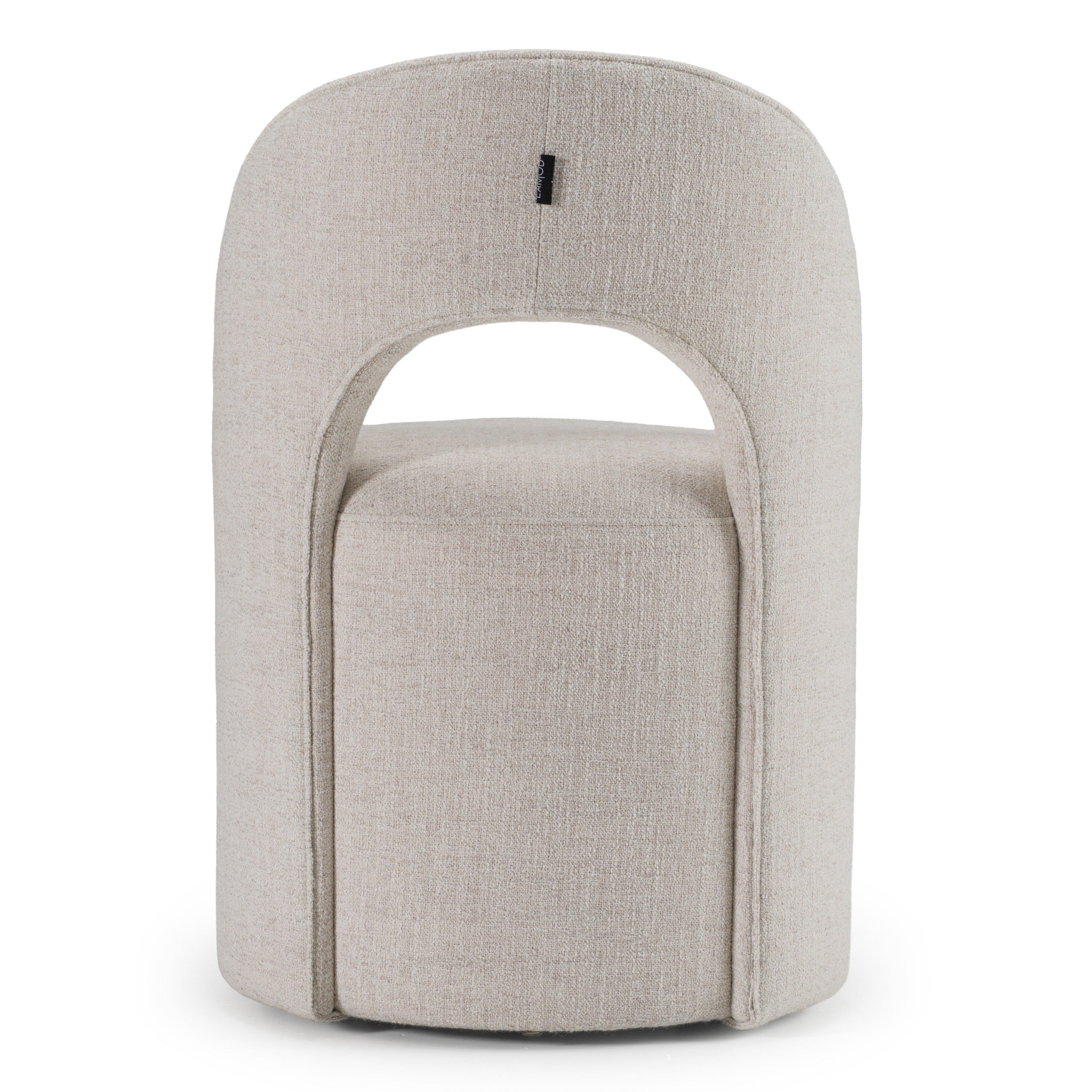 Modrest Gordon Modern Cream Fabric Swivel Dining Chair Model VGKK-KF-Y2176-CRM