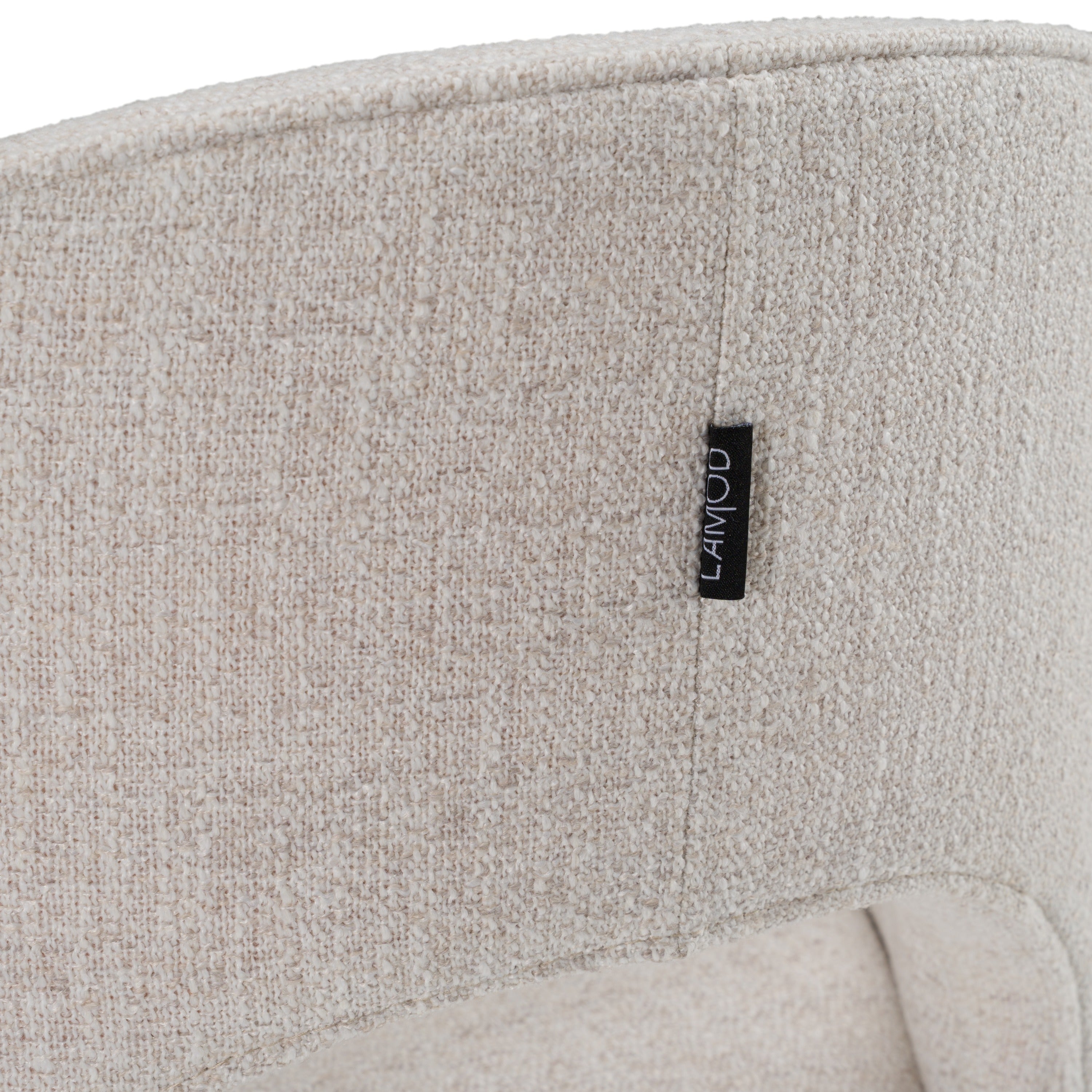 Modrest Gordon Modern Cream Fabric Swivel Dining Chair Model VGKK-KF-Y2176-CRM