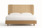 Modrest Jacobson Modern Natural Acacia Bed Model VGWD-LYO-BED
