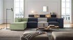 Divani Casa Polo Modern Green & Blue & Grey Fabric Modular Sectional Sofa Model VGKNK8592-MULTI-SECT