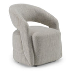 Modrest Kadoka Modern Light Grey Fabric Dining Chair With Castor Wheels Model VGKK-KF-Y2228-LTGRY