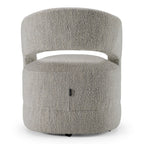 Modrest Kadoka Modern Light Grey Fabric Dining Chair With Castor Wheels Model VGKK-KF-Y2228-LTGRY