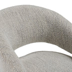 Modrest Kadoka Modern Light Grey Fabric Dining Chair With Castor Wheels Model VGKK-KF-Y2228-LTGRY