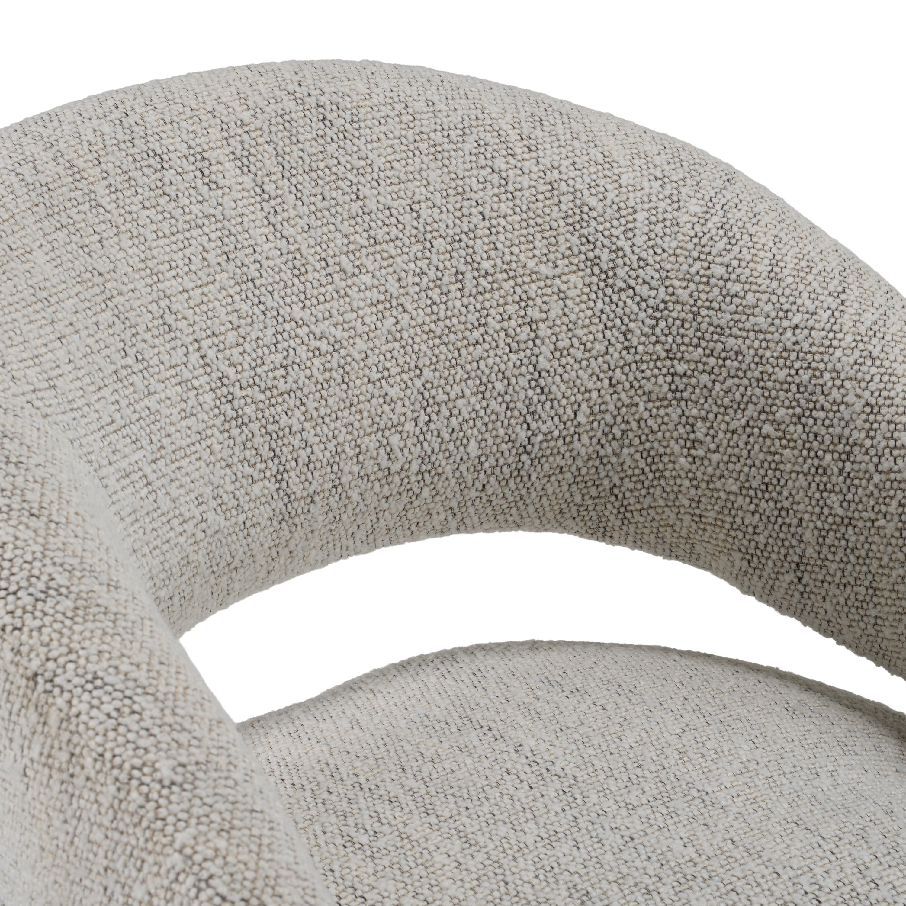 Modrest Kadoka Modern Light Grey Fabric Dining Chair With Castor Wheels Model VGKK-KF-Y2228-LTGRY