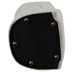 Modrest Kadoka Modern Light Grey Fabric Dining Chair With Castor Wheels Model VGKK-KF-Y2228-LTGRY