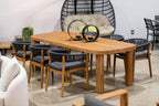 Renava Kamari Outdoor Natural Teak Dining Table Model VGEF-LAREDO-DT