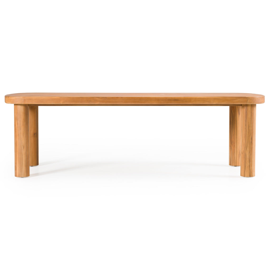 Renava Kamari Outdoor Natural Teak Dining Table Model VGEF-LAREDO-DT