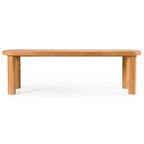 Renava Kamari Outdoor Natural Teak Dining Table Model VGEF-LAREDO-DT