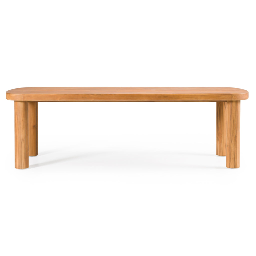 Renava Kamari Outdoor Natural Teak Dining Table Model VGEF-LAREDO-DT