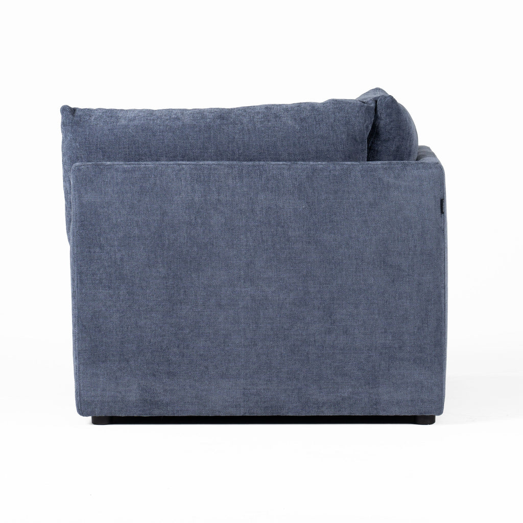 Divani Casa Kinsey Modern Blue Fabric Modular Sectional Sofa Model VGKK-KF.8035-SECT-NAVY