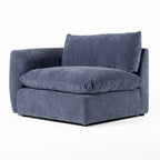 Divani Casa Kinsey Modern Blue Fabric Modular Sectional Sofa Model VGKK-KF.8035-SECT-NAVY