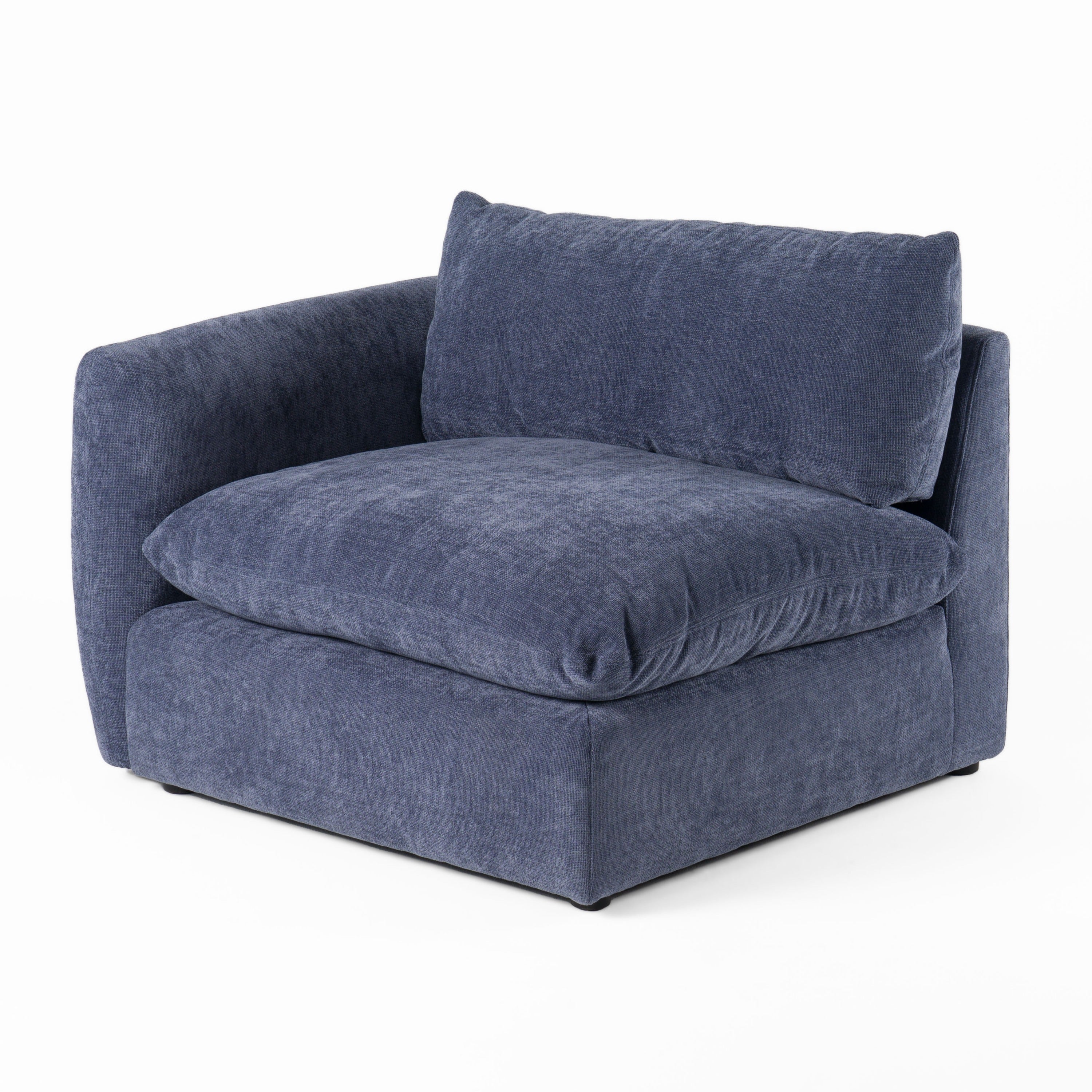 Divani Casa Kinsey Modern Blue Fabric Modular Sectional Sofa Model VGKK-KF.8035-SECT-NAVY